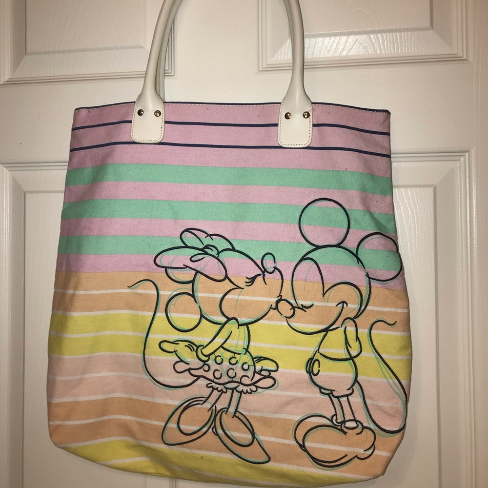 Never Used Mickey and Minnie Mouse Tote